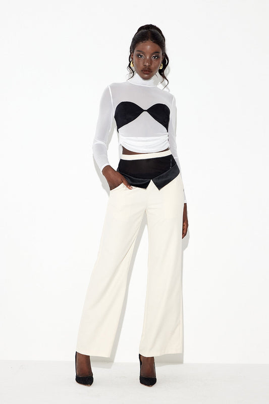 Ecaterina Deconstruct Long Sleeve Pants Set