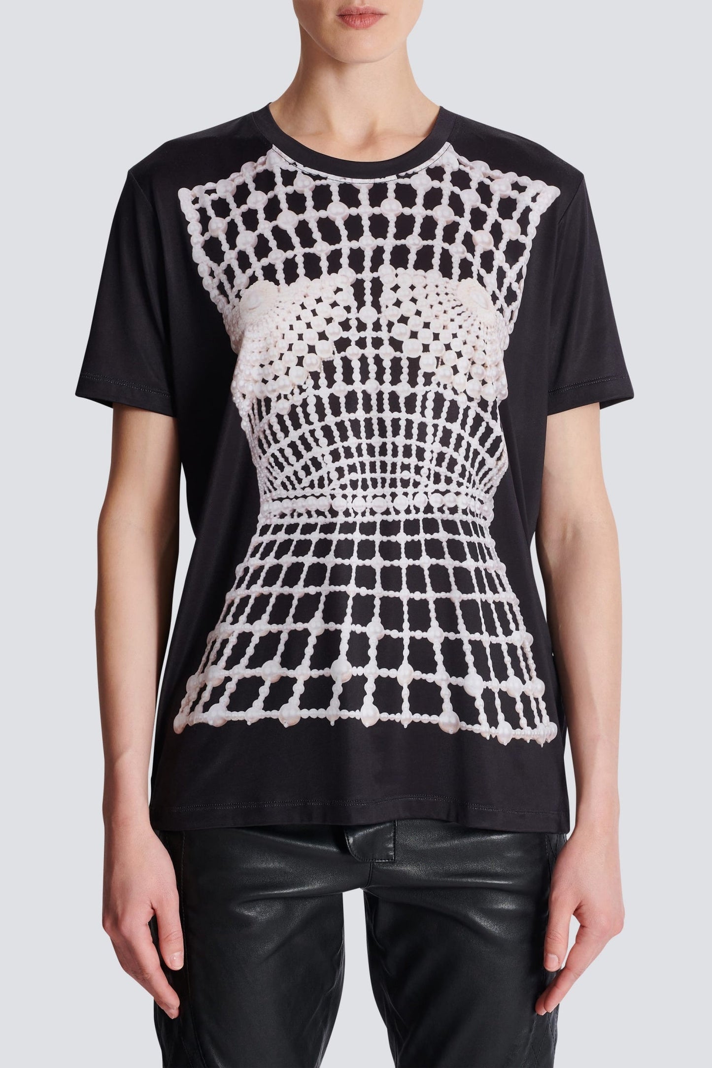 Edaline Pearl Print T-shirt