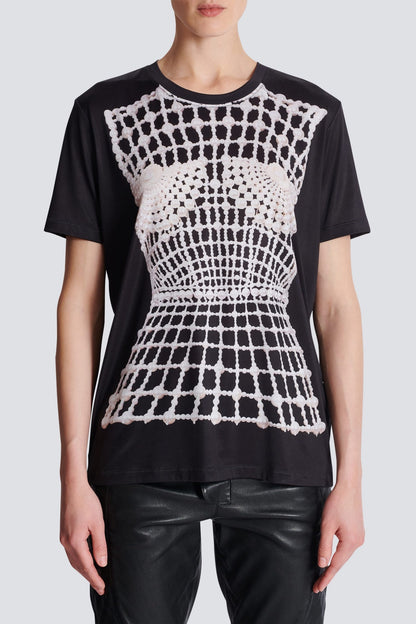 Edaline Pearl Print T-shirt