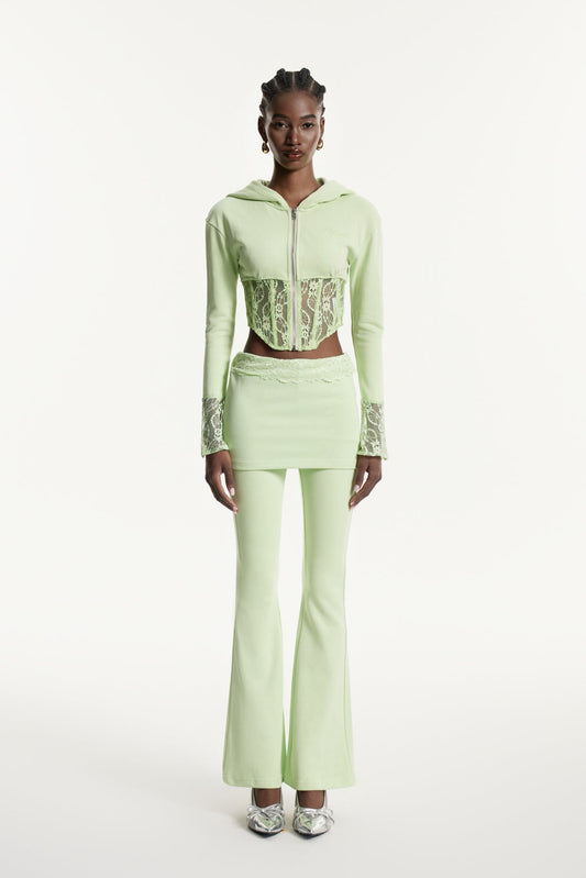 Edurne Corset Lace Pants Set