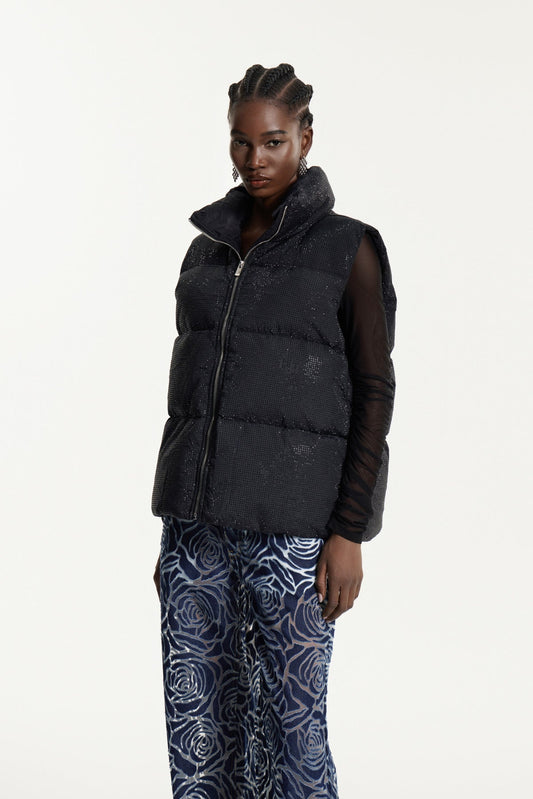 Efigenia Rhinestone Vest