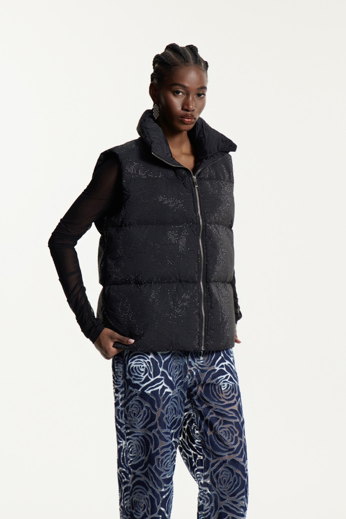 Efigenia Rhinestone Vest