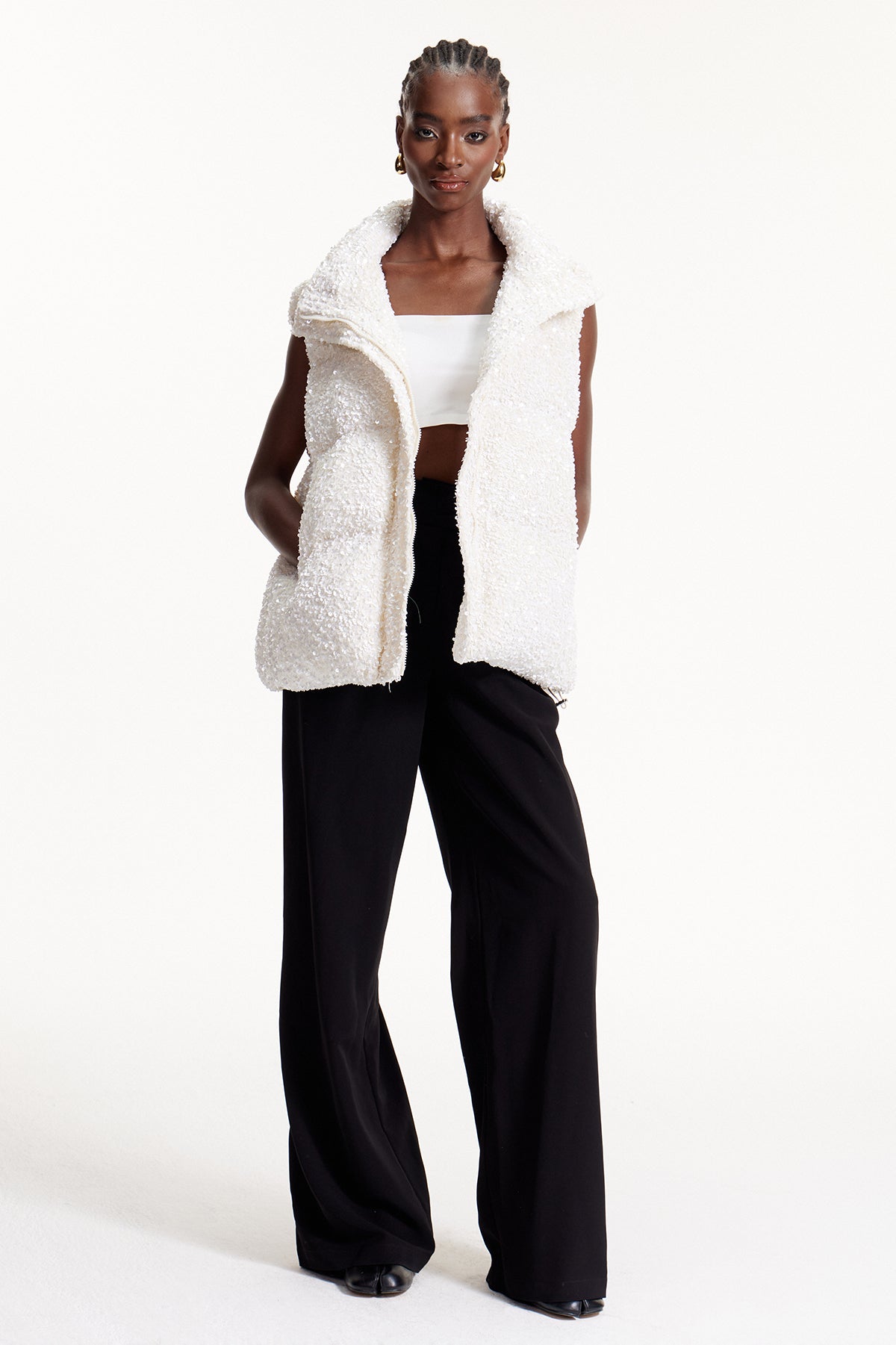 Elon Sequin Vest