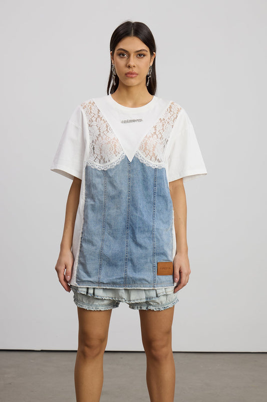 Emanuil Lace Deconstruct T Shirt