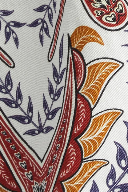 Bohemian Chic Wrap Waist Skirt