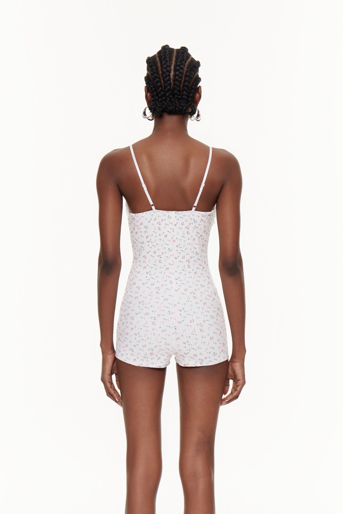 Faheem Spaghetti Print Playsuit