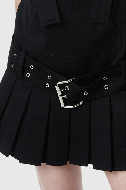 Fahri Belted Overall Mini Dress