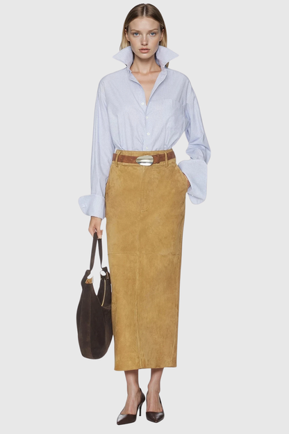 Fatmanur Asymmetric Maxi Skirt