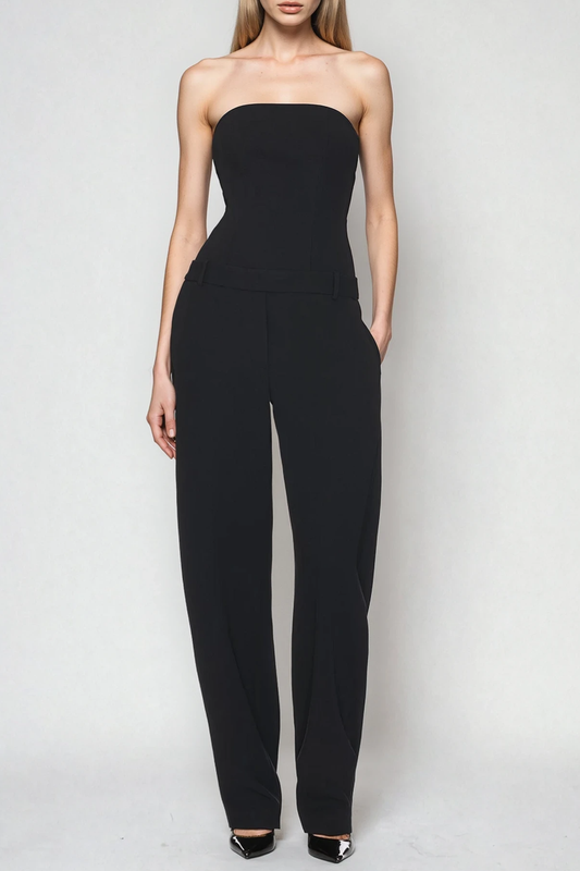 Fatuma Strapless Corset Jumpsuit