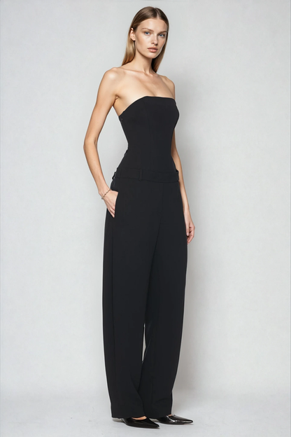 Fatuma Strapless Corset Jumpsuit