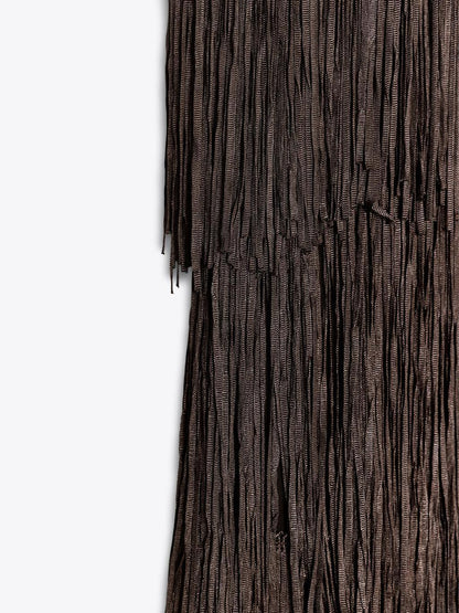 Strapless Fringe Mini Dress