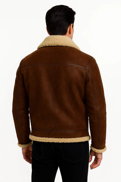 Atelier Shearling Leather Jacket | Sheepskin Wool Lining