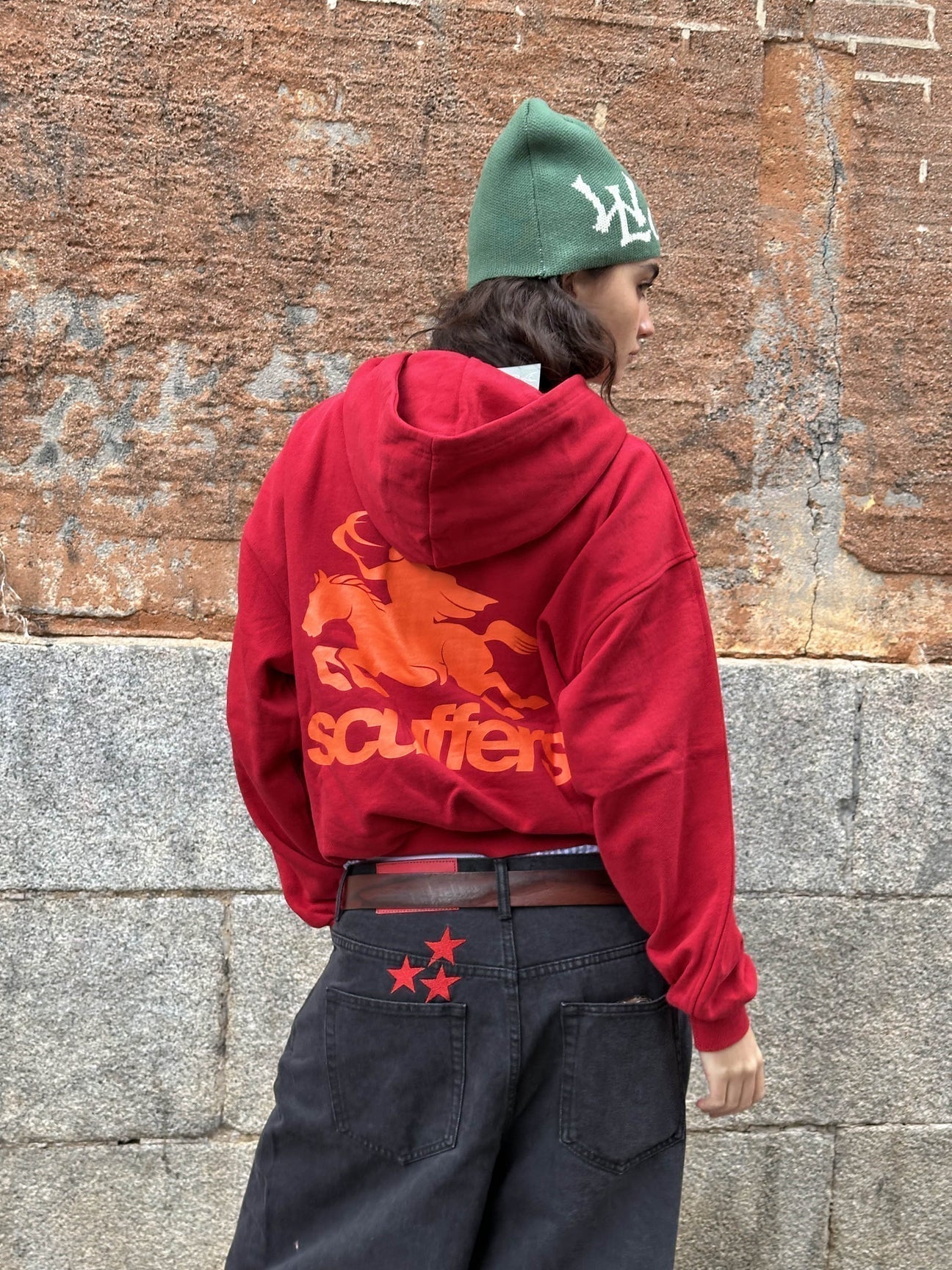 Wrangler Spirit Hoodie RED