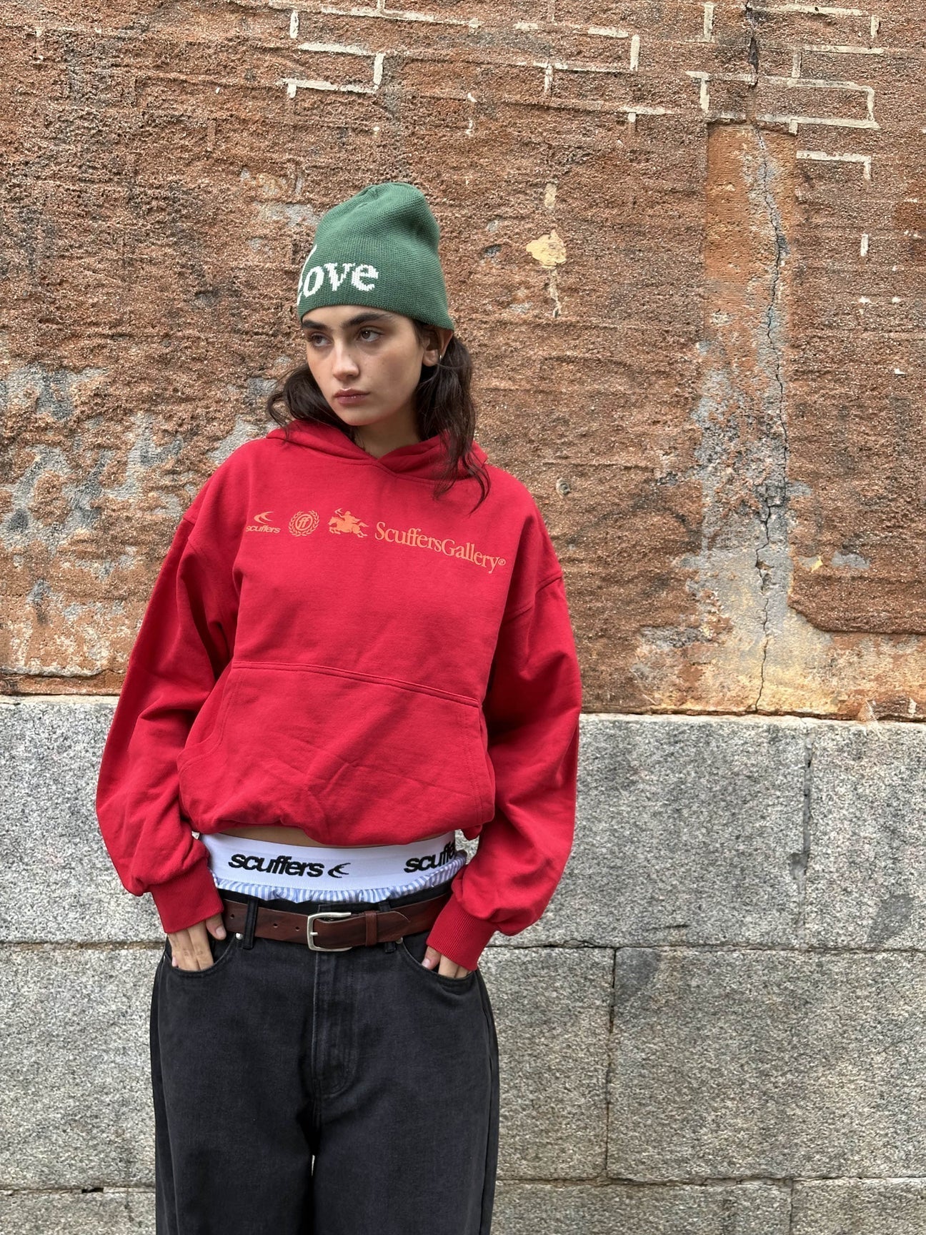 Wrangler Spirit Hoodie RED