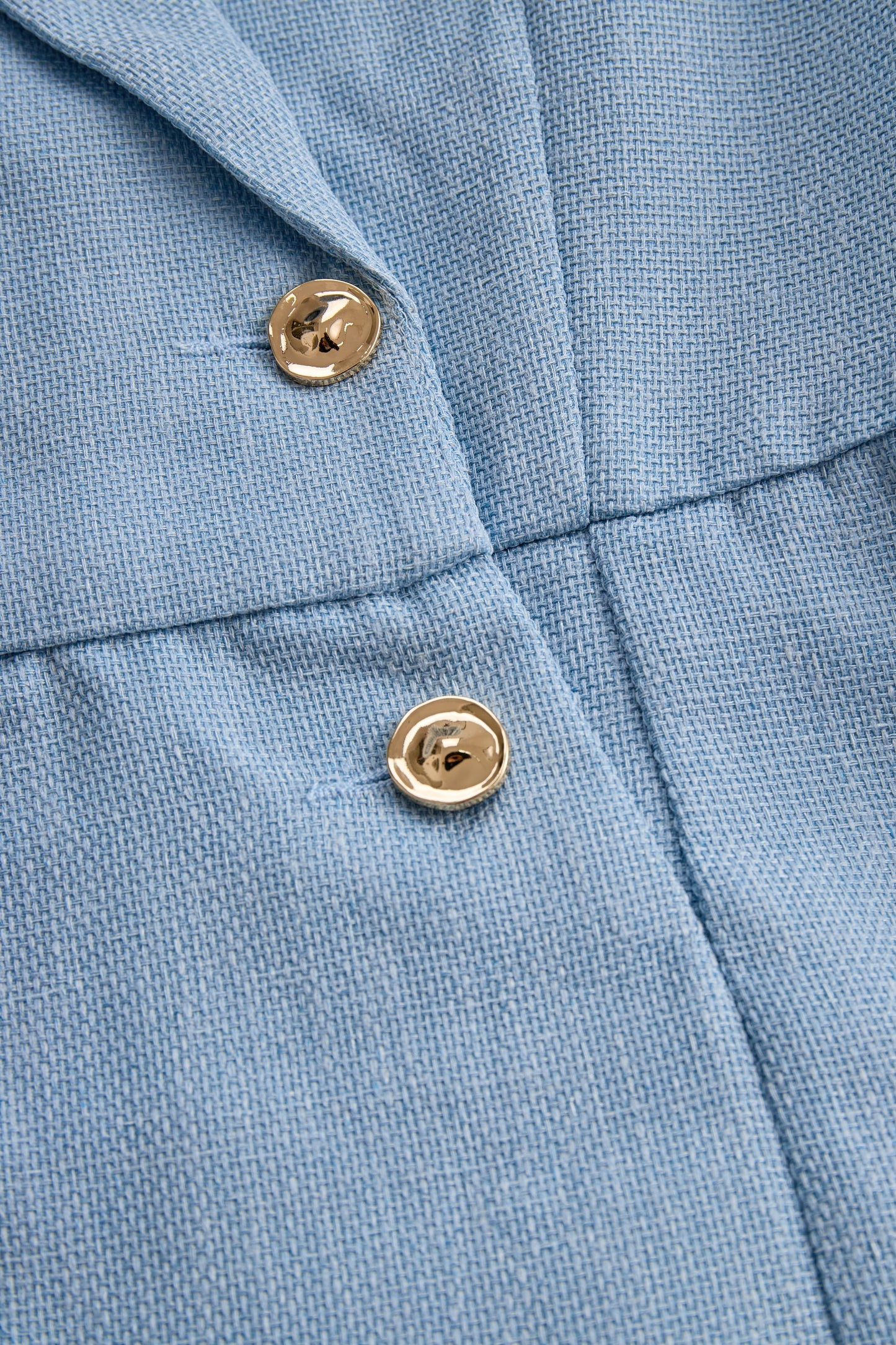 Sophisticated Sky Blue Blazer Dress