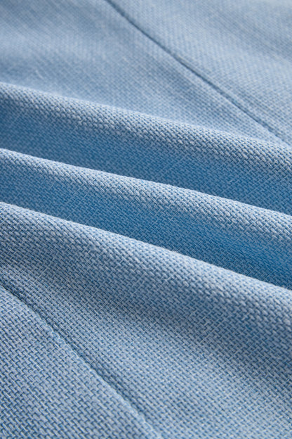 Sophisticated Sky Blue Blazer Dress