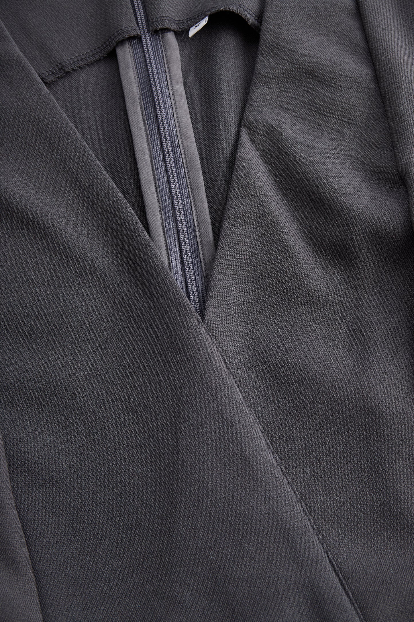 Sophisticated Sleeveless Peplum Jumpsuit In Charcoal Gray