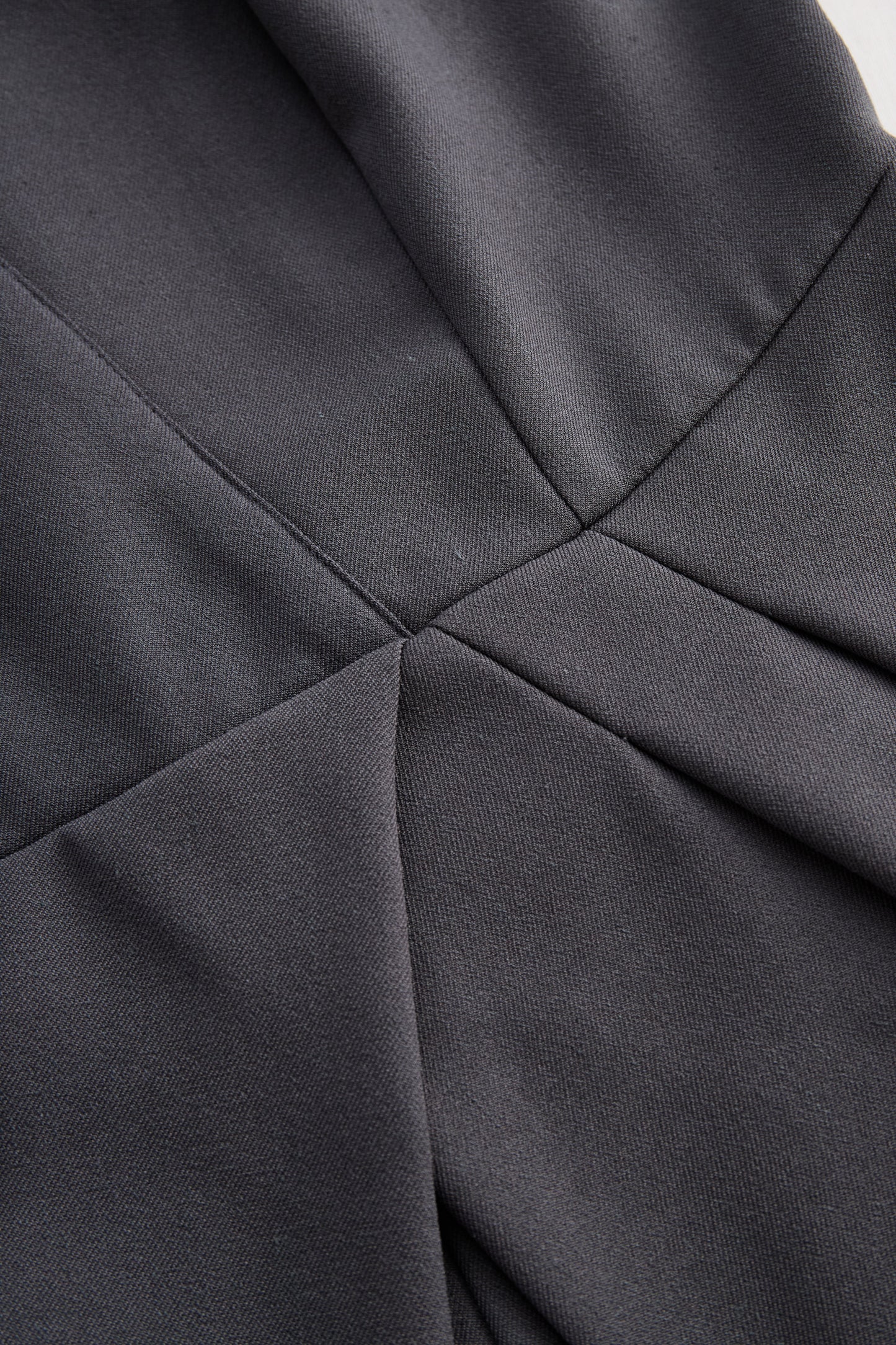 Sophisticated Sleeveless Peplum Jumpsuit In Charcoal Gray