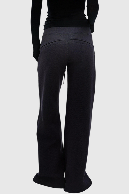 Idona Straight Sweatpants - Black