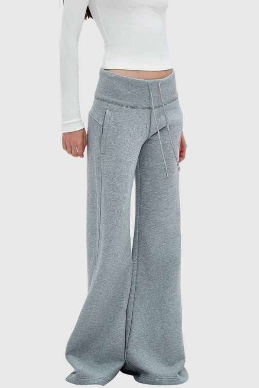 Idona Straight Sweatpants - Grey