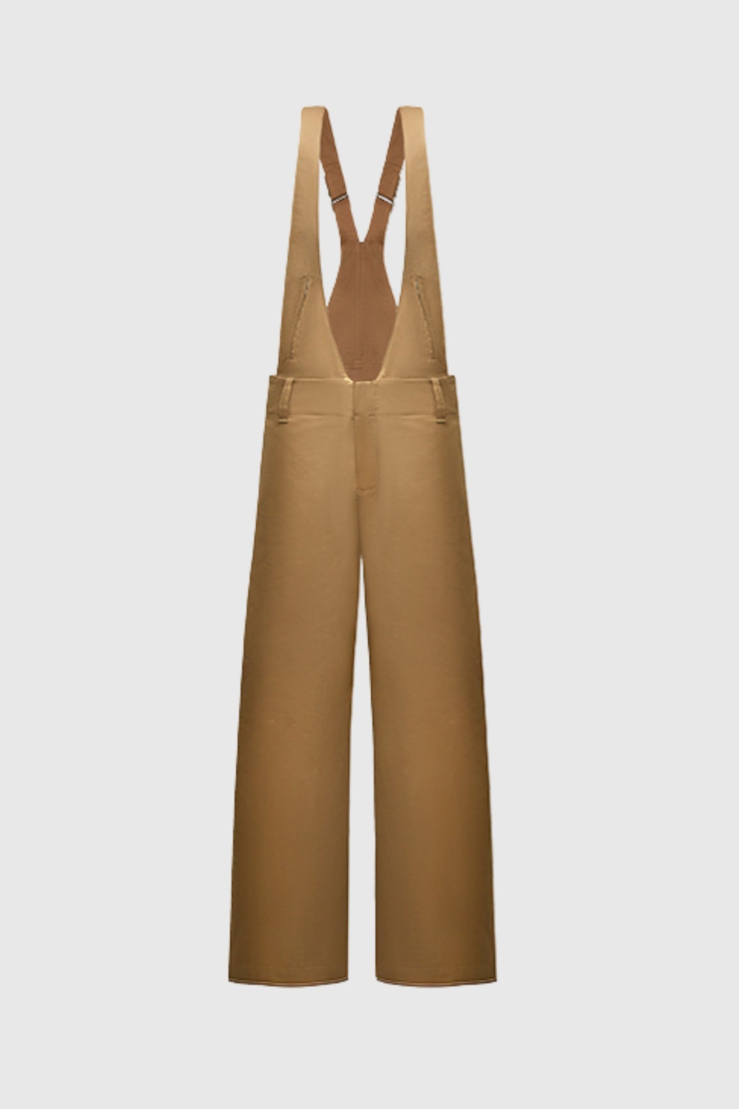 Jasleen V-neck Overalls - Khaki