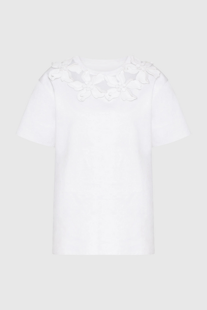 Juliete Floral Hollow T-shirt