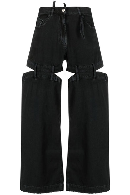 Kendra Cutout Jeans - Black