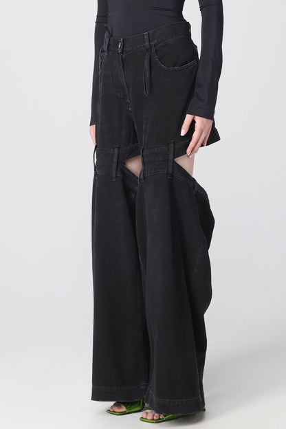 Kendra Cutout Jeans - Black
