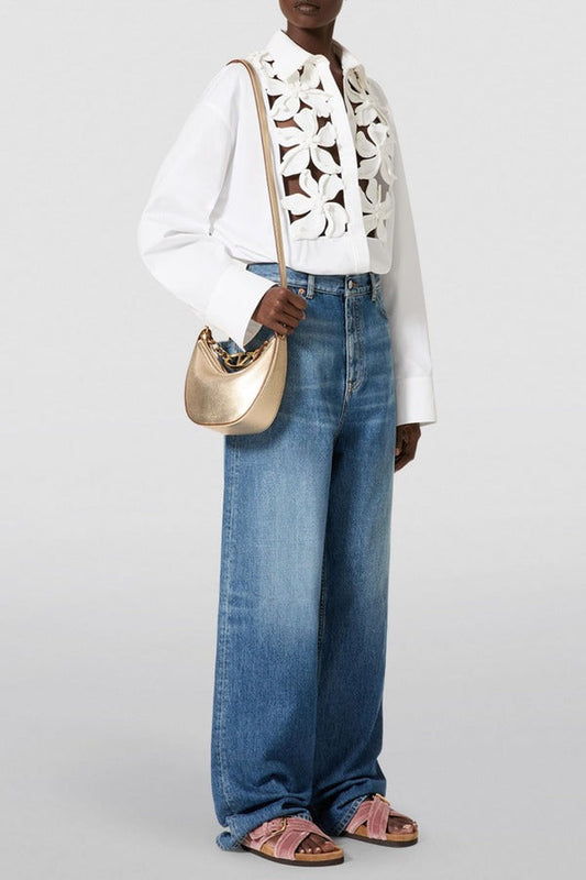 Juliete Floral Cutout Long Sleeves Shirt