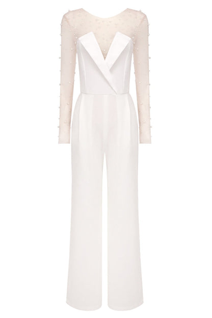 Latini Pearl Two Piece Strapless Jumpsuit