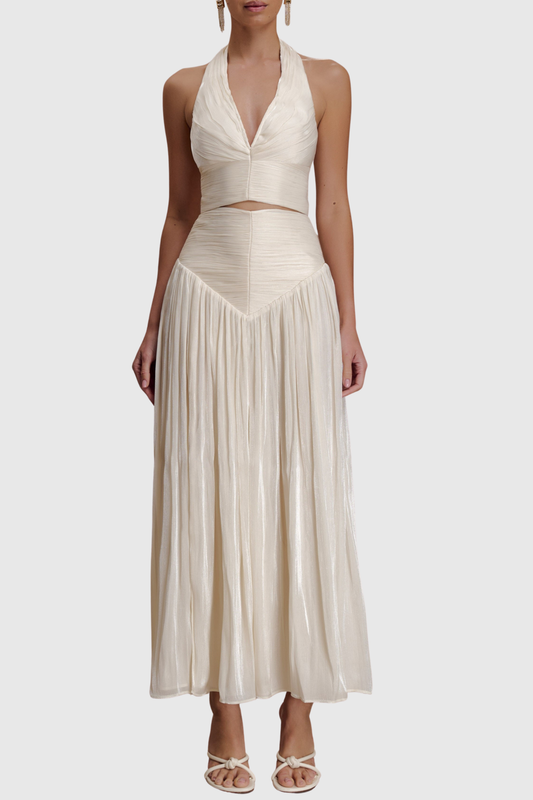 Lauran Halter Top & Maxi Skirt Set