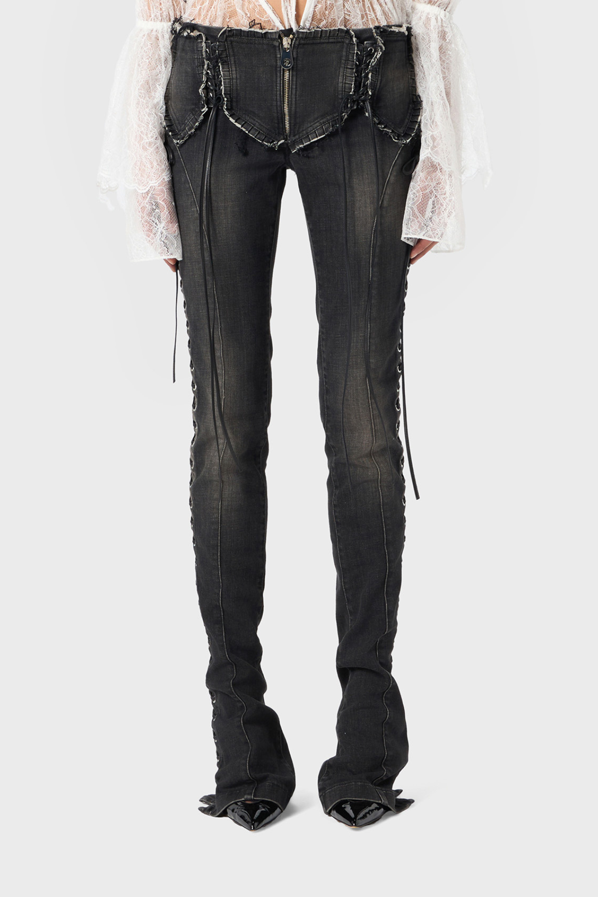 Lieda Lace Up Jeans