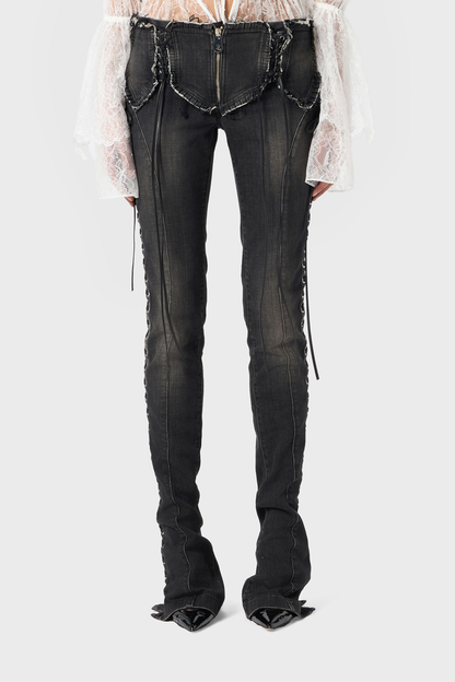 Lieda Lace Up Jeans