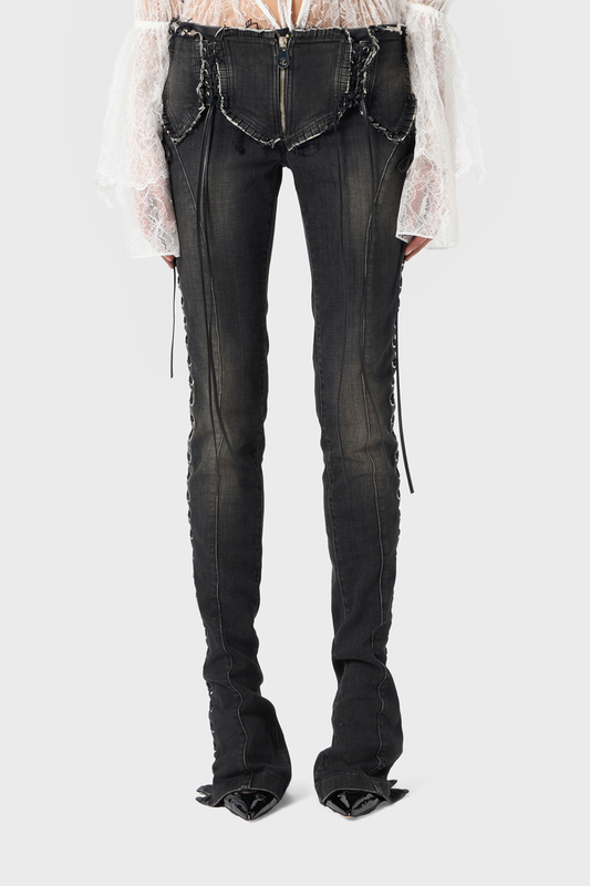 Lieda Lace Up Jeans