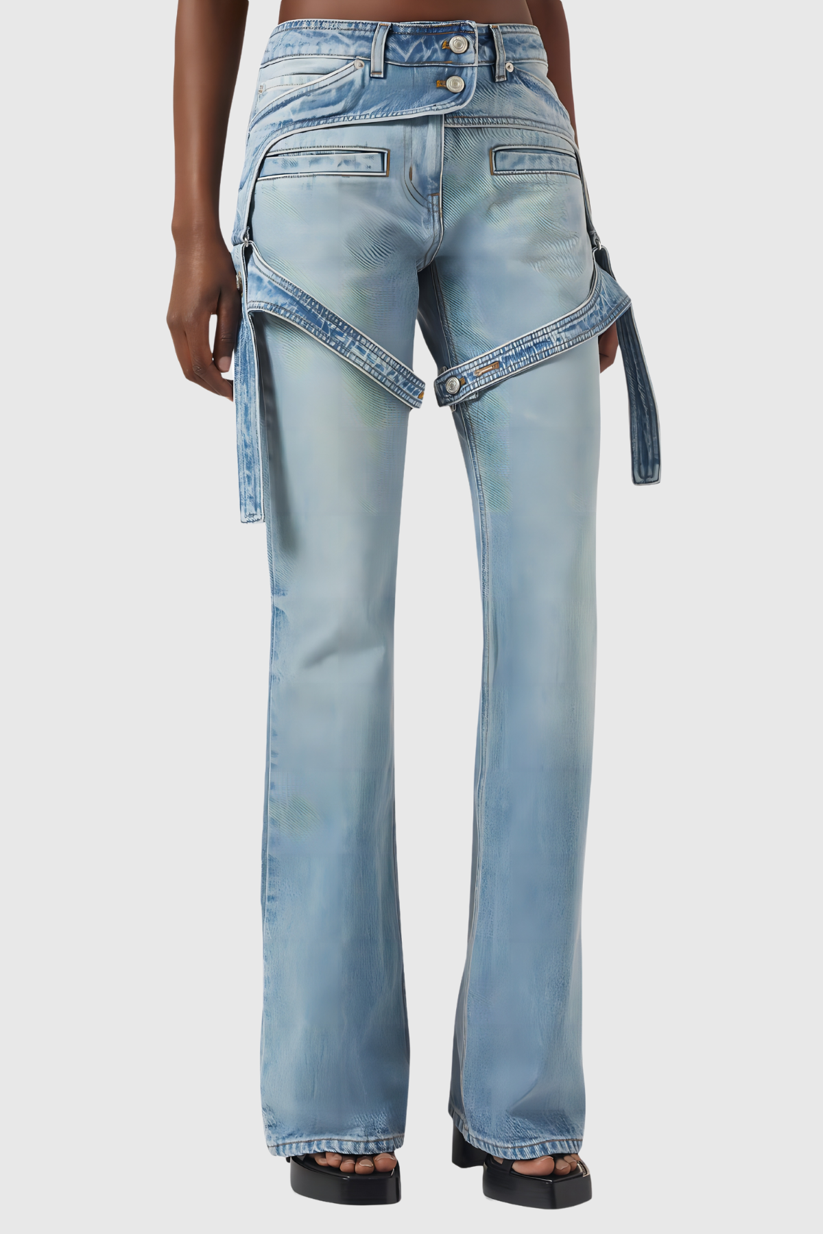 Lilah Leg Buckle Jeans