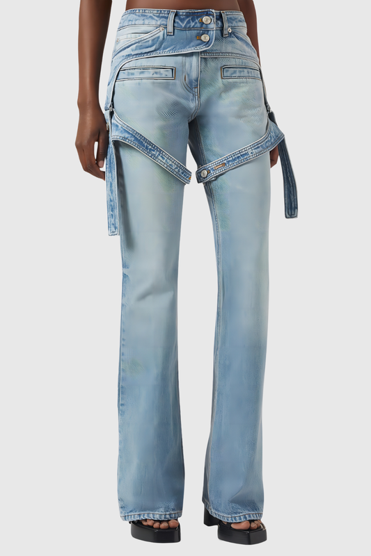 Lilah Leg Buckle Jeans