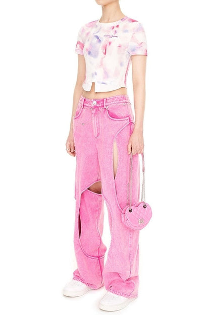 Maisie Hollow Cross Jeans