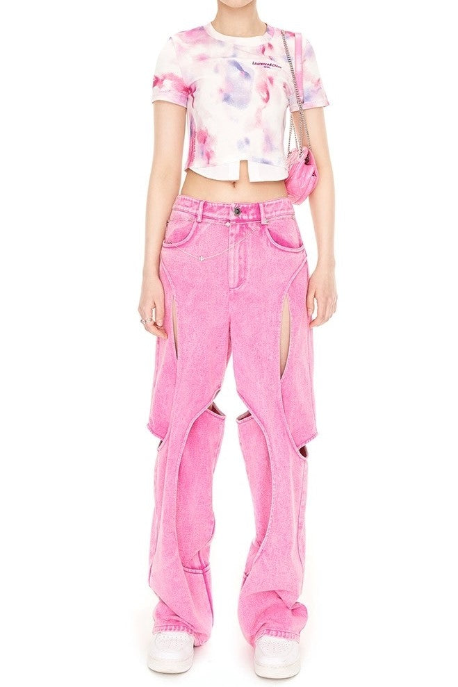 Maisie Hollow Cross Jeans