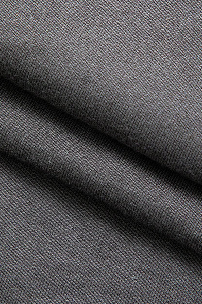 Nina Grey Sleeveless Letter Print T-shirt