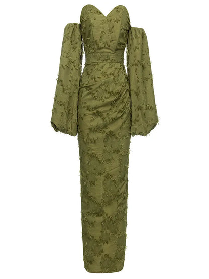 Sexy Strapless Long Evening Gown