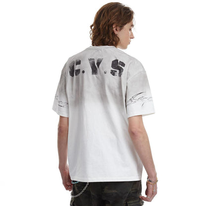 Street Mottled Print t-Shirt Hip-Hop Top