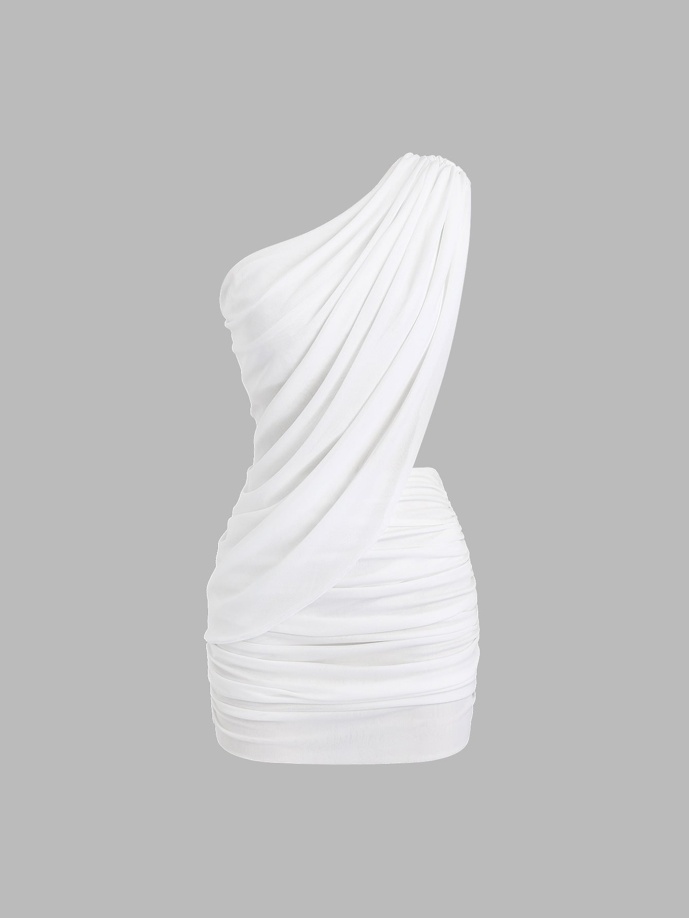 Top Skirt Set Party Oblique Shoulder Dress Two Piece Set