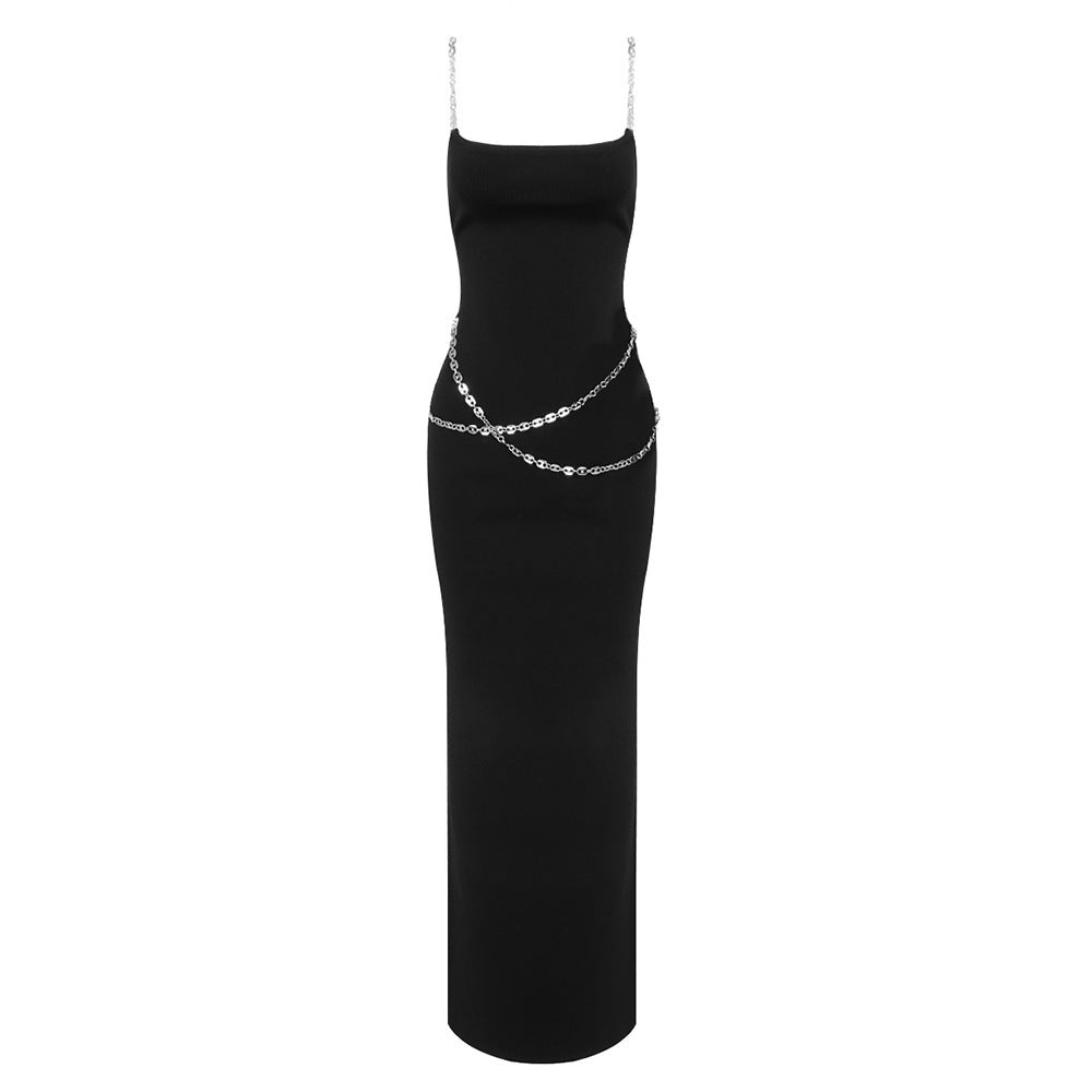 Simple Chain Maxi Dress Party Dress Evening Dress Sexy