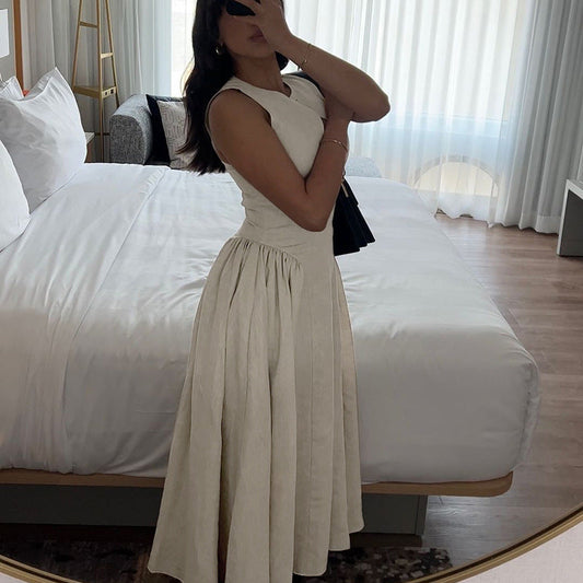 Midi Dress Cutout A Line