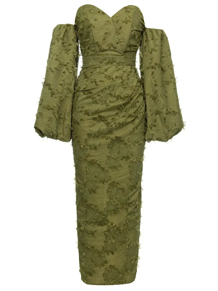 Sexy Strapless Long Evening Gown