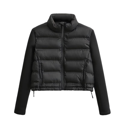 Short Puffer Jacket | Zip Closure | Cropped Fit