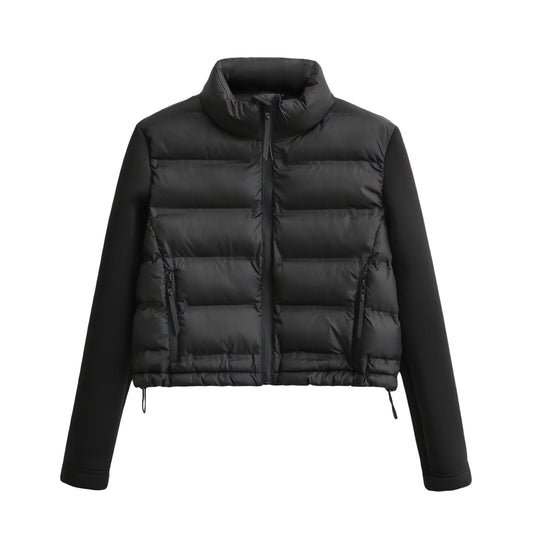 Short Puffer Jacket | Zip Closure | Cropped Fit