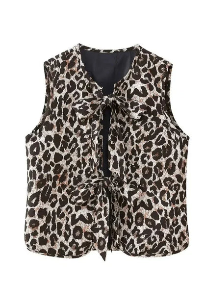 Leopard Waistcoat