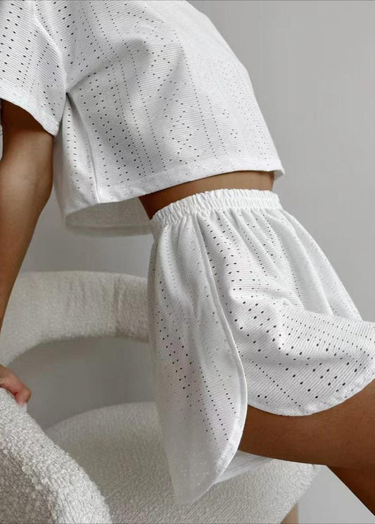 Eyelet Cotton Lounge Set