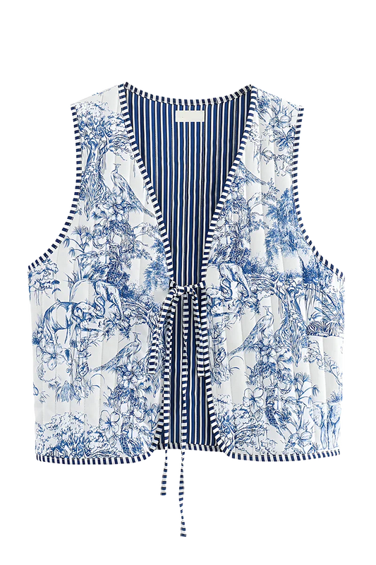 Babinia Blue Waistcoat